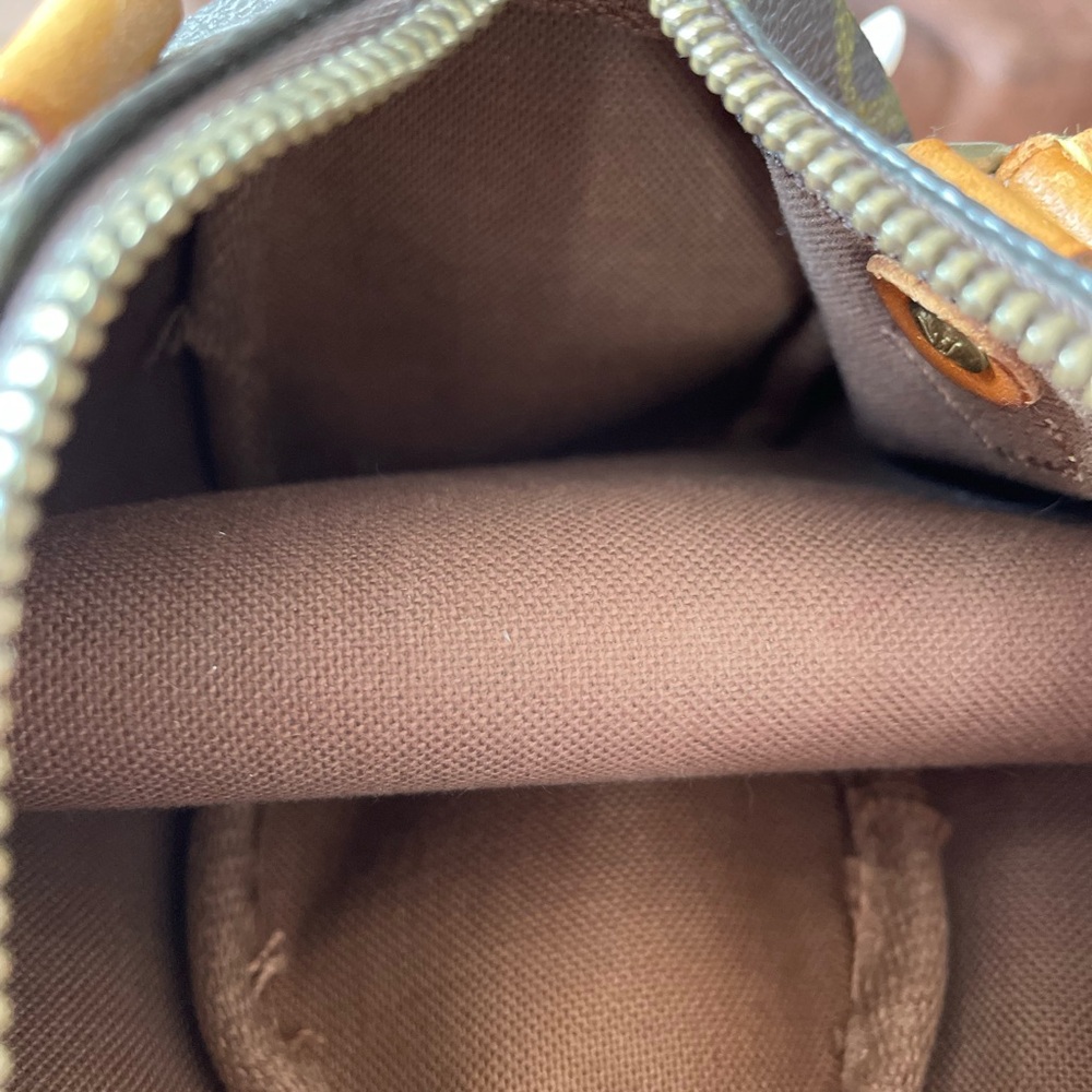Authentic Vintage Louis Vuitton Nano Speedy Bag in Brown Monogram - Picture 10 of 12